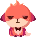 😐 emoji Foxy Telegram sticker 24 of 32