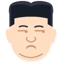 Sticker from Kim Jong Un says