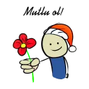 🌺 emoji Qonshu Christmas Türkçe Telegram sticker 6 of 11