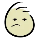 😒 emoji Qonshu Emoji Telegram sticker 17 of 35