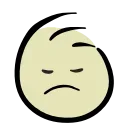 😓 emoji Qonshu Emoji Telegram sticker 22 of 35