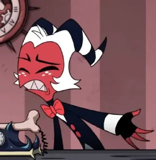 🔪 emoji Moxxie by @SonoUnCamaleonteBlu Telegram sticker 9 of 120