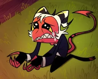 🔪 emoji Moxxie by @SonoUnCamaleonteBlu Telegram sticker 16 of 120