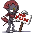 😡 emoji No Fun Allowed Telegram sticker 19 of 20