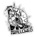 😡 emoji No Fun Allowed Telegram sticker 9 of 20