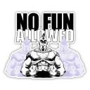 😡 emoji No Fun Allowed Telegram sticker 6 of 20