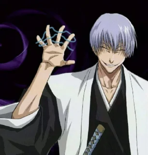 ✨ emoji ichimaru gin @otakochannle Telegram sticker 12 of 36