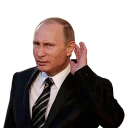 😯 emoji Vladimir Putin Telegram sticker 11 of 48