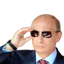 👽 emoji Vladimir Putin Telegram sticker 12 of 48