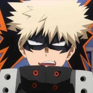 💥 emoji Katsuki Bakugo @StickersofAnime Telegram sticker 5 of 26