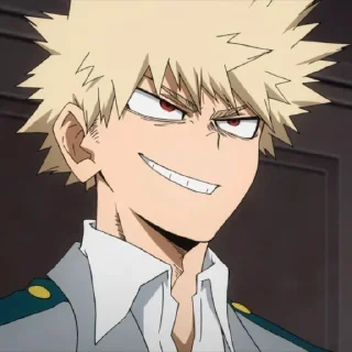 💥 emoji Katsuki Bakugo @StickersofAnime Telegram sticker 10 of 26