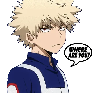 Sticker from KATSUKI BAKUGO @STIKERFORALL