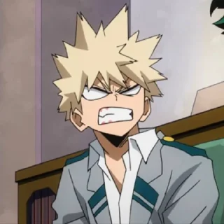 💥 emoji Katsuki Bakugo @StickersofAnime Telegram sticker 24 of 26
