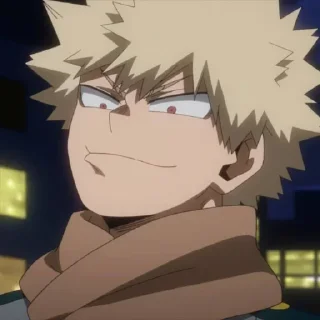 💥 emoji Katsuki Bakugo @StickersofAnime Telegram sticker 12 of 26