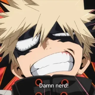 Sticker from Katsuki Bakugo @StickersofAnime