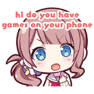 Sticker from proj sekai but FUCKED UP