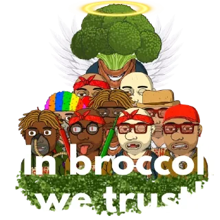 😍 emoji Broccoli Telegram sticker 9 of 14