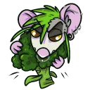 ✨ emoji Meoxie // Rat & Broccoli Telegram sticker 9 of 29