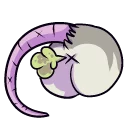 💩 emoji Meoxie // Rat & Broccoli Telegram sticker 7 of 29