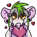 Sticker from Meoxie // Rat & Broccoli