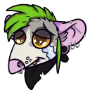 😢 emoji Meoxie // Rat & Broccoli Telegram sticker 23 of 29