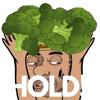 ✊ emoji Broccoli Telegram sticker 6 of 14