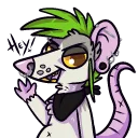 Sticker from Meoxie // Rat & Broccoli