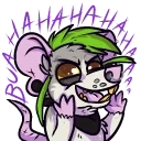 😂 emoji Meoxie // Rat & Broccoli Telegram sticker 24 of 29
