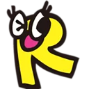 😉 emoji Jolly alphabets [SeRaMo.iR] Telegram sticker 18 of 41