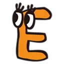😒 emoji Jolly alphabets [SeRaMo.iR] Telegram sticker 5 of 41