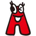 Sticker from Jolly alphabets [SeRaMo.iR]