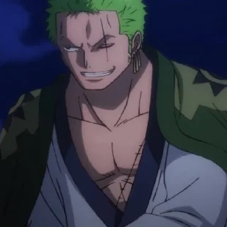 💚 emoji Zoro ↝ @one_pieceAR Telegram sticker 23 of 25