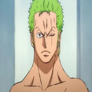 💚 emoji Zoro ↝ @one_pieceAR Telegram sticker 17 of 25