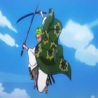 💚 emoji Zoro ↝ @one_pieceAR Telegram sticker 15 of 25