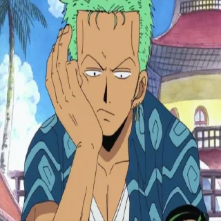 💚 emoji Zoro ↝ @one_pieceAR Telegram sticker 19 of 25