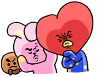 🤔 emoji @WithBTS BT21 🎊 Telegram sticker 16 of 26