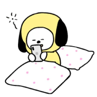 😪 emoji @WithBTS BT21 🎊 Telegram sticker 23 of 26