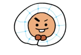 🥶 emoji @WithBTS BT21 🎊 Telegram sticker 6 of 26