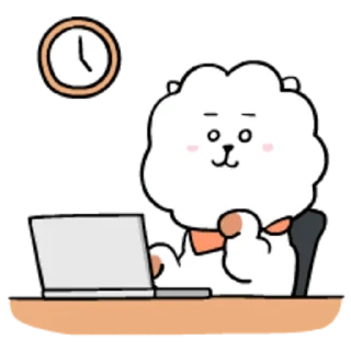 💻 emoji @WithBTS BT21 🎊 Telegram sticker 7 of 26