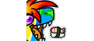 🍣 emoji FelisRandomis Twitch Emotes Telegram sticker 21 of 33