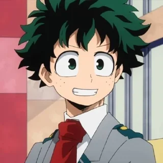 🥺 emoji Izuku Midoriya by @XxLoverxxX Telegram sticker 13 of 26
