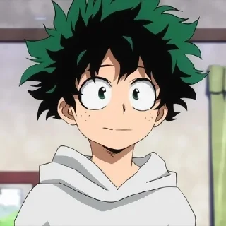 😁 emoji Izuku Midoriya by @XxLoverxxX Telegram sticker 3 of 26