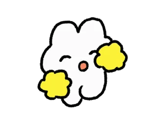 🎊 emoji やさうさちゃん Telegram sticker 13 of 120