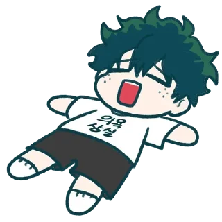 😩 emoji Deku — @stckrRobot Telegram sticker 14 of 85