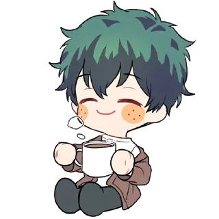 ☺️ emoji Deku — @stckrRobot Telegram sticker 22 of 85