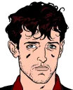 😞 emoji Dylan Dog Telegram sticker 15 of 19