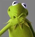 🤔 emoji Kermit the frog Telegram sticker 21 of 52