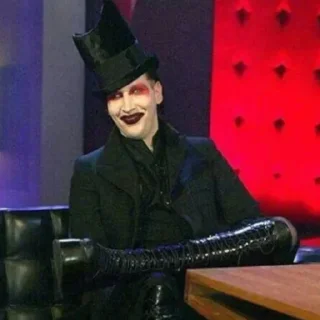 Sticker from Marilyn Manson @BarbieBoySwag
