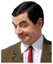 😉 emoji Mr. Bean Telegram sticker 6 of 8