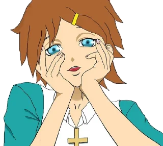🙏 emoji Christ-chan malaclypse Telegram sticker 12 of 49